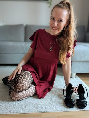Lady in Nylons